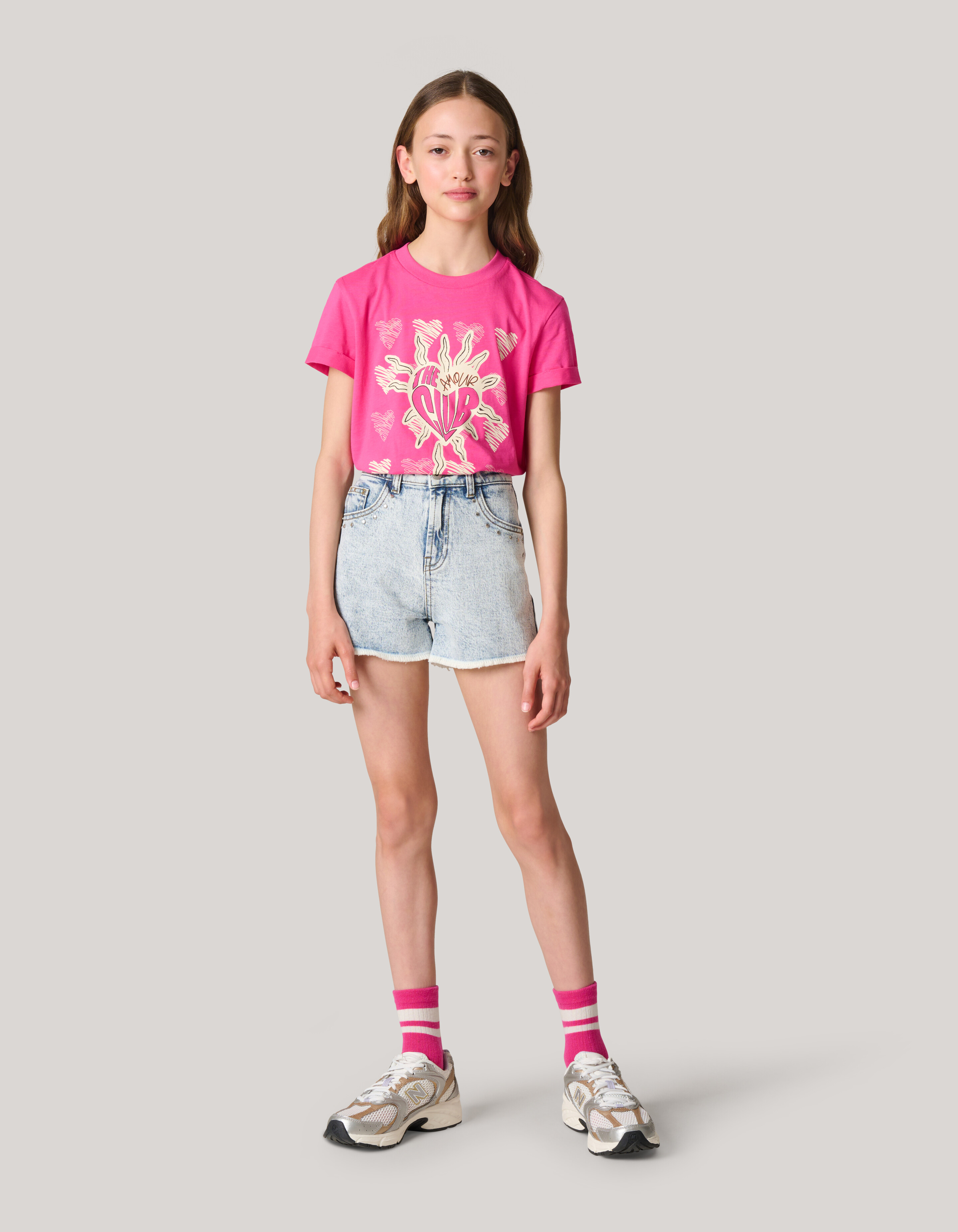 Kunstwerk T-shirt Rosa SHOEBY GIRLS