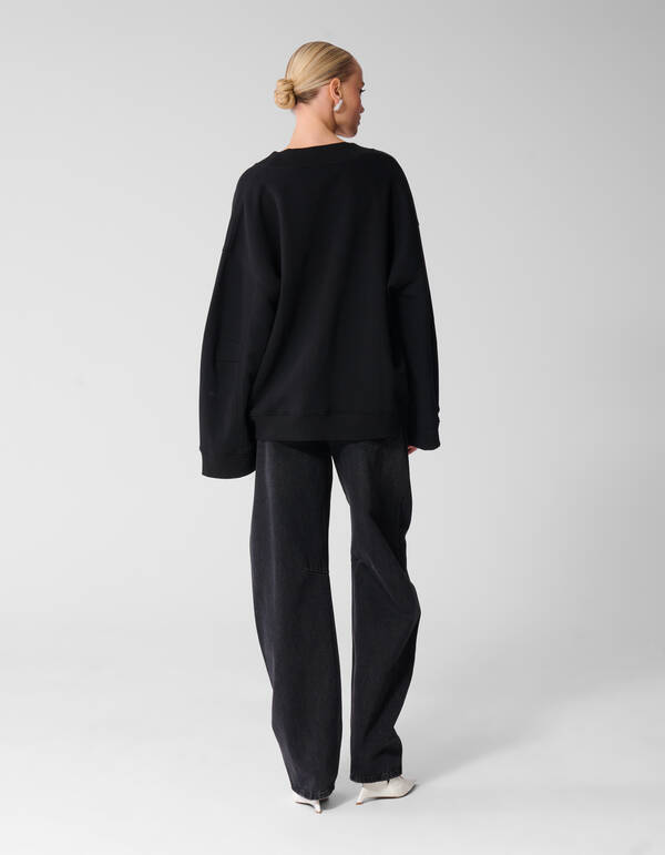 V-Ausschnitt Pullover Braun SHOEBY WOMEN