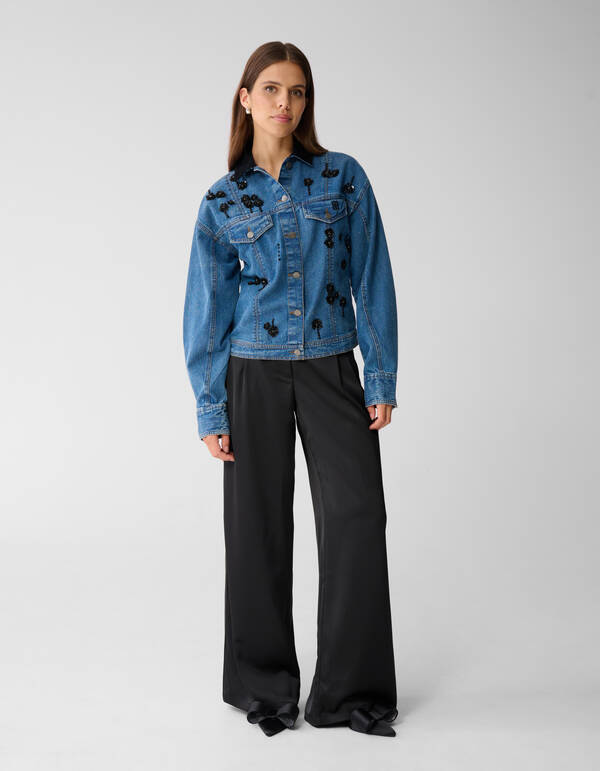 Verzierte Jeansjacke Blau von Mieke SHOEBY WOMEN