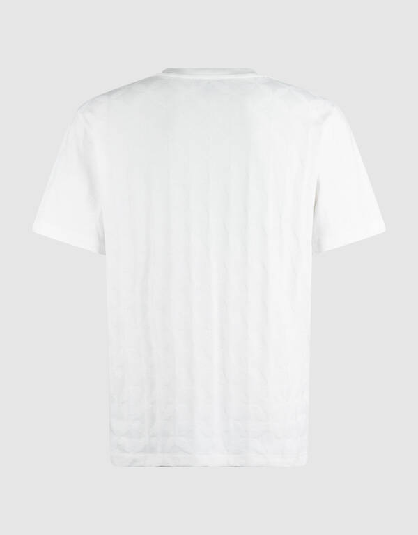 Jacquard Spark Logo T-Shirt Off-White SHOEBY MEN