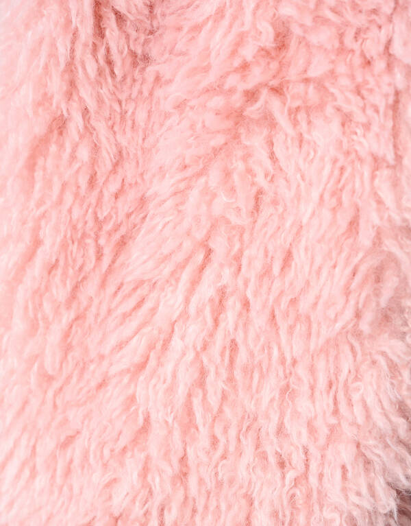 Teddy-Fell-Weste Hellrosa SHOEBY WOMEN