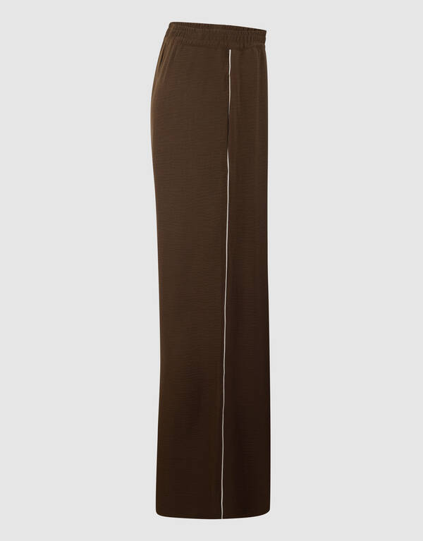 Twist Wide Leg Fit Hose Braun SHOEBY WOMEN