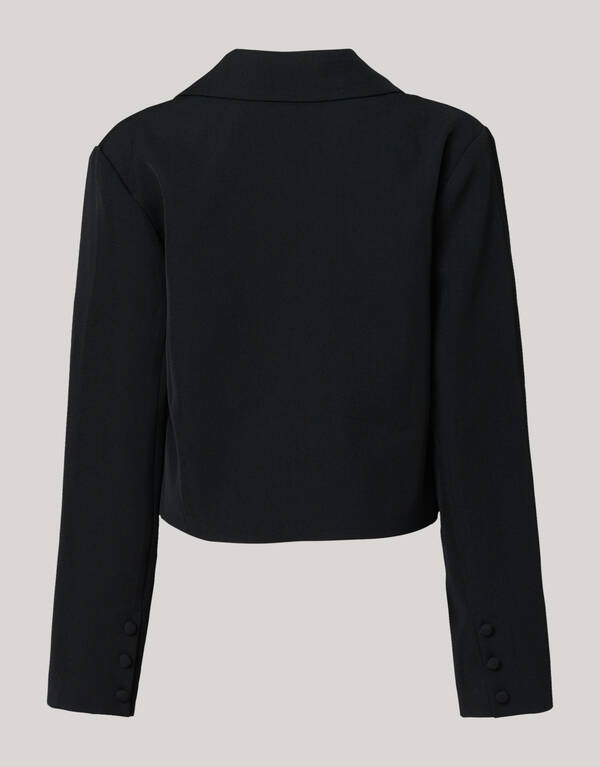 Cropped Blazer Schwarz SHOEBY GIRLS