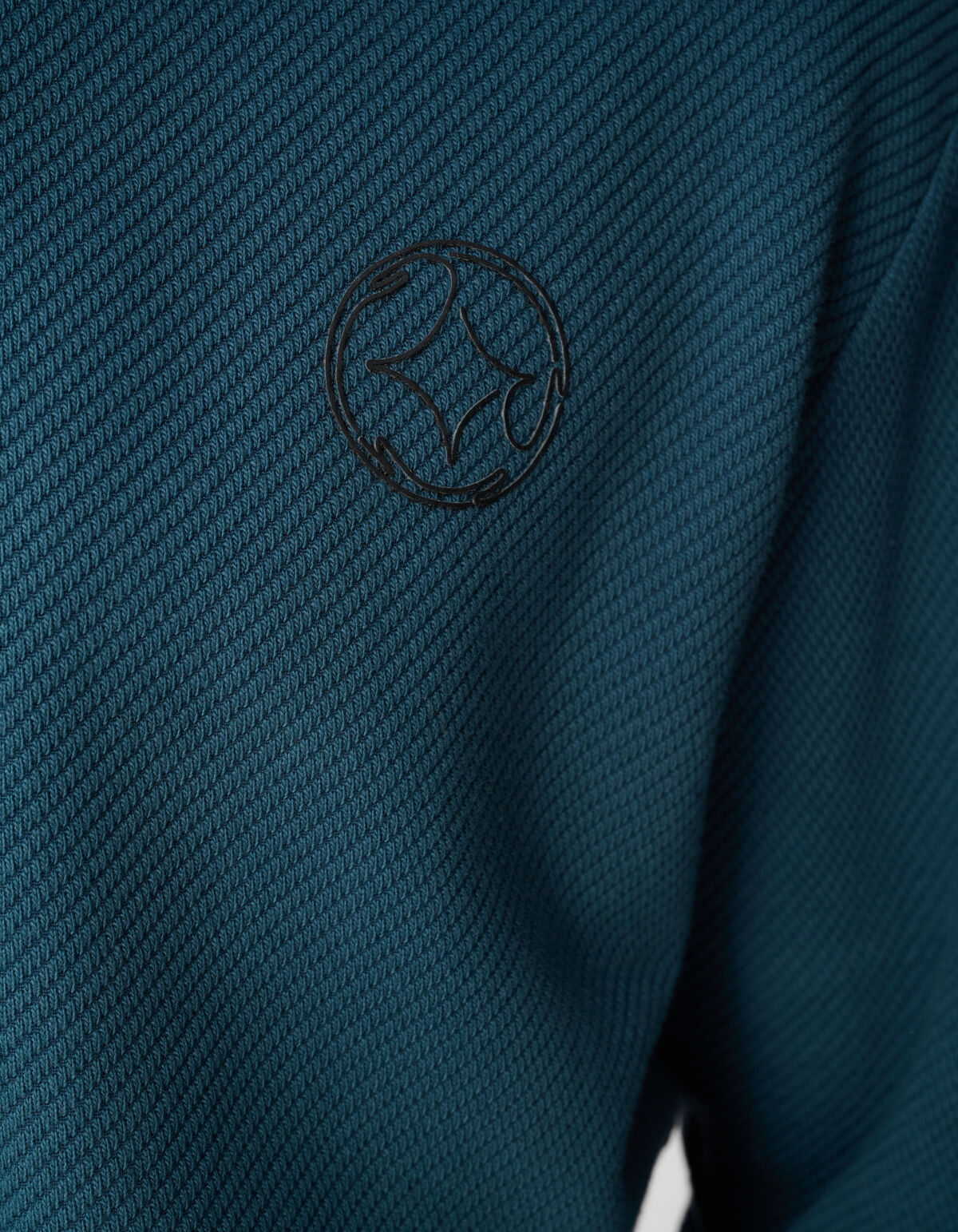 Halb-Zip-Pullover, dunkelgr&uuml;n SHOEBY MEN