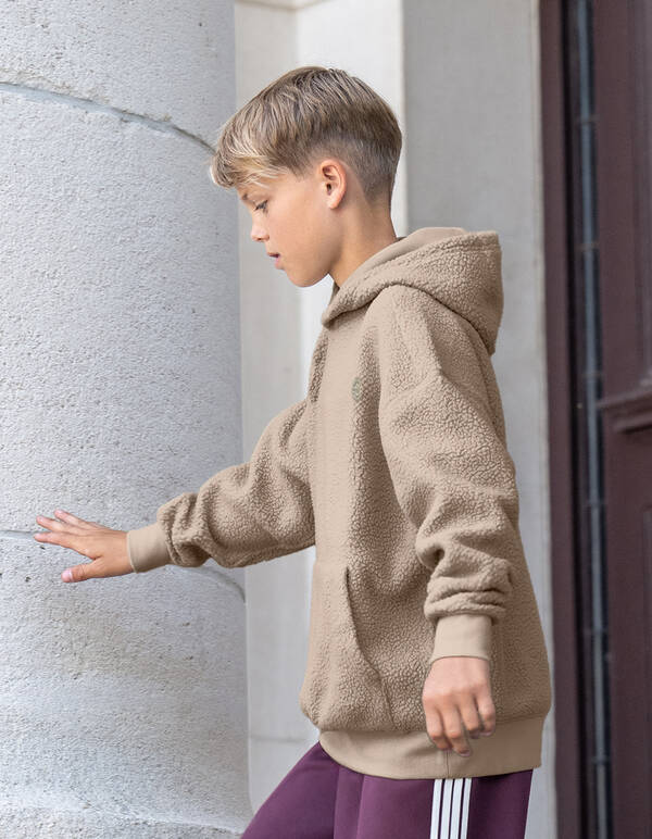 Teddy Hoodie Hellbraun SHOEBY BOYS