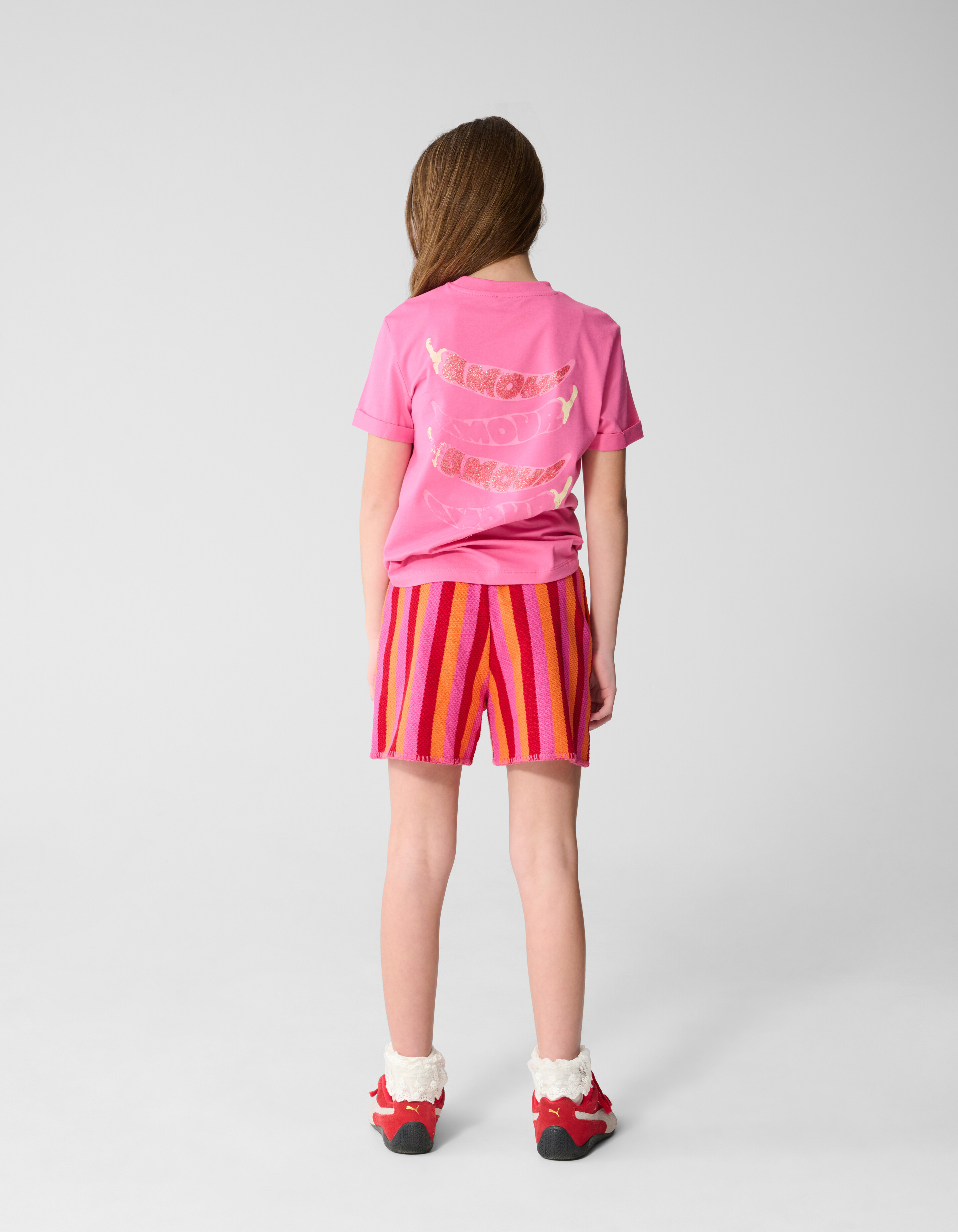 Pepper Artwork T-Shirt Rosa SHOEBY GIRLS