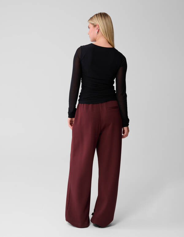 Transparentes Mesh-Top Schwarz SHOEBY WOMEN