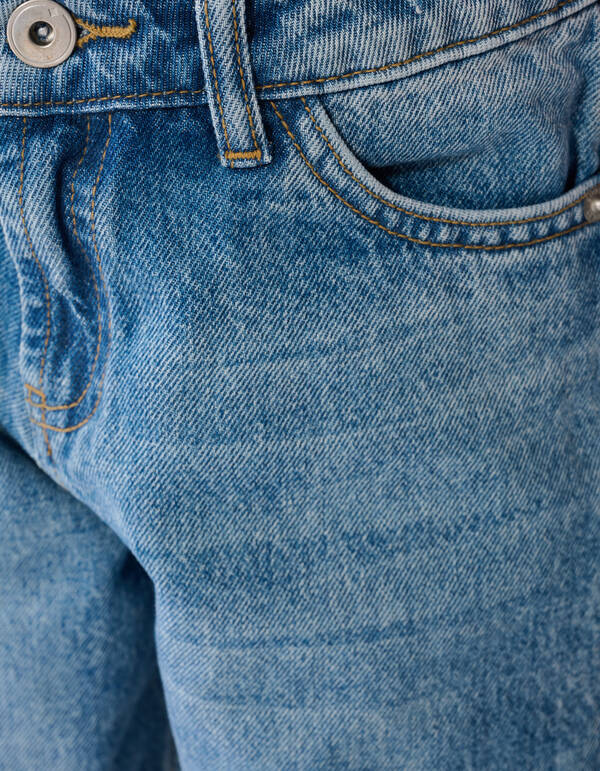 Jeans mit Naht und Barrel-Fit-Passform, blau SHOEBY GIRLS