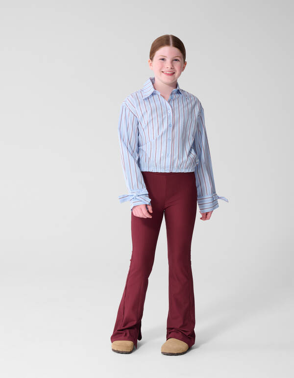 Leggings mit geripptem, ausgestelltem Schnitt Dunk SHOEBY GIRLS