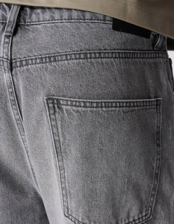 Baggy Fit Jeans Lichtgrijs L34 SHOEBY MEN