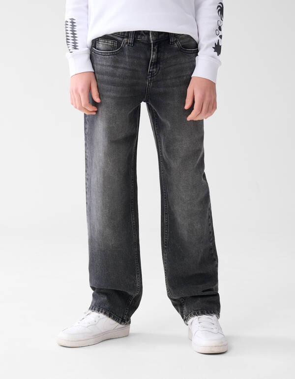 Baggy Jeans Dunkelgrau SHOEBY BOYS