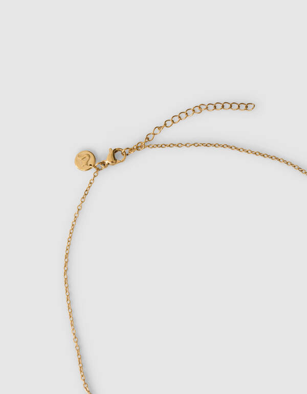 Kleine Blumenkette Gold SHOEBY ACCESSOIRES