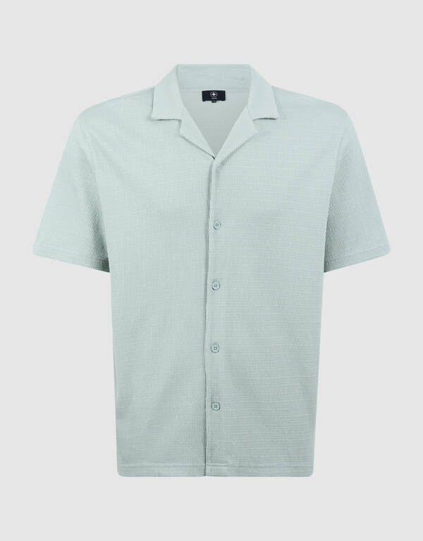 Struktur Overshirt Hellgr&uuml;n SHOEBY MEN
