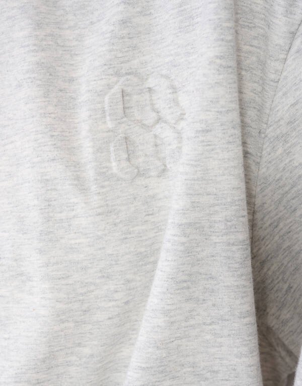 Oversized Logo T-Shirt Hellgrau Von Mieke SHOEBY WOMEN