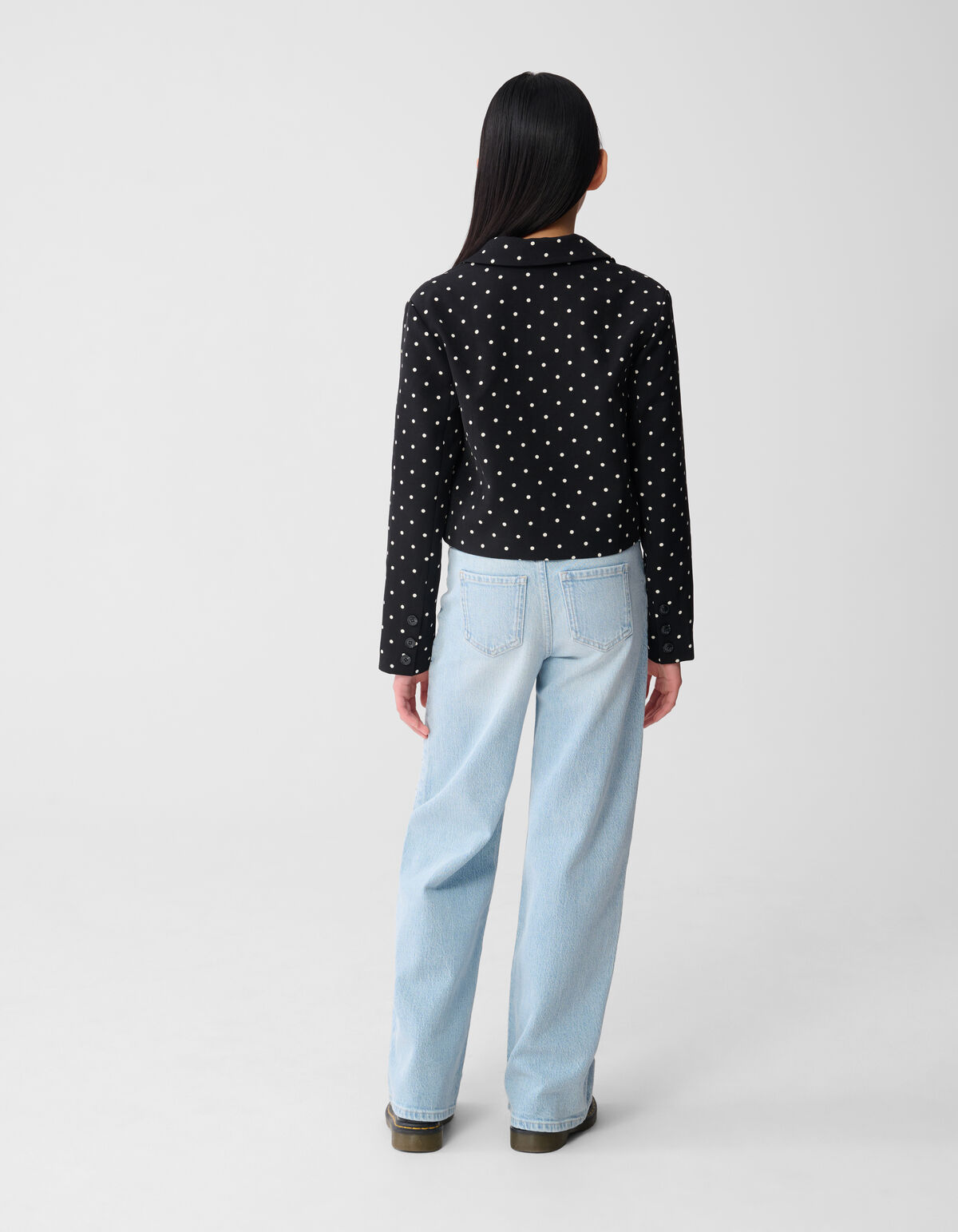 Polkadot Blazer Schwarz SHOEBY GIRLS