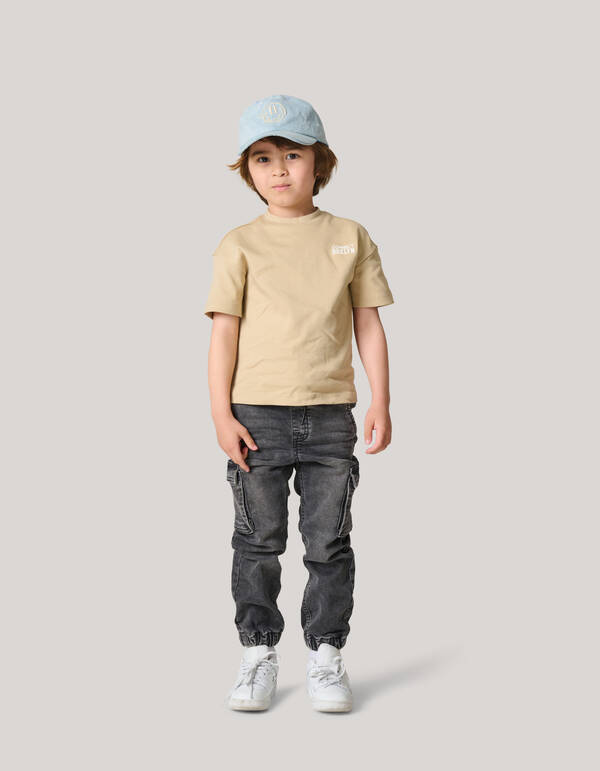Kunstwerk T-shirt Sand SHOEBY BOYS