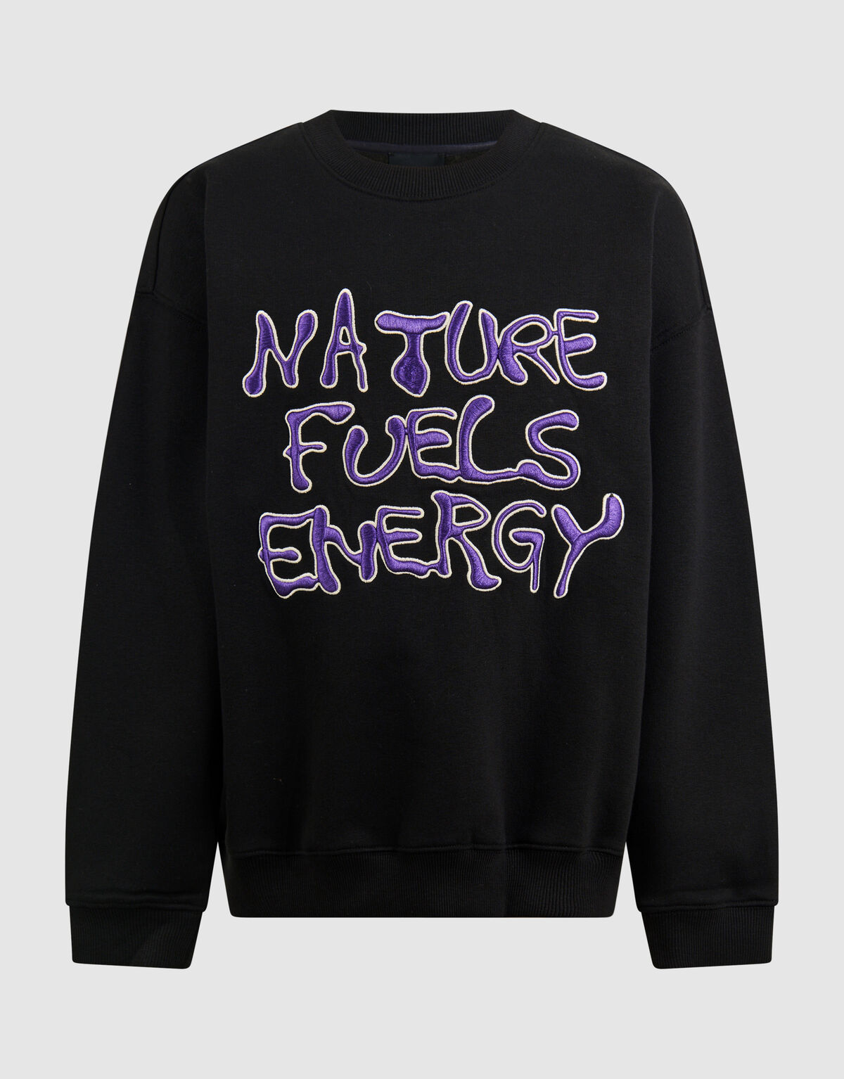 Nature Tekst Sweater Zwart SHOEBY BOYS