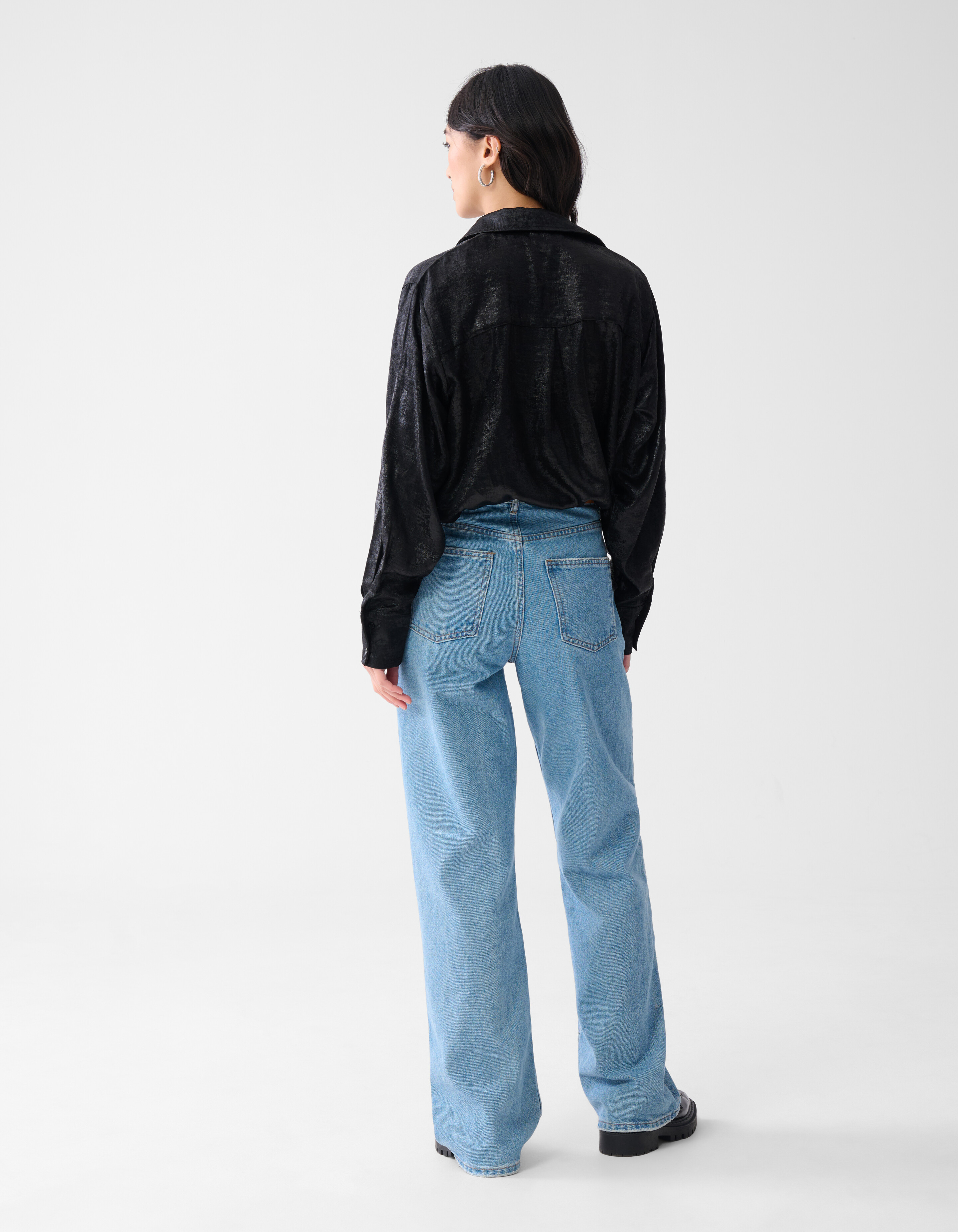 Glitzerbluse Schwarz SHOEBY WOMEN