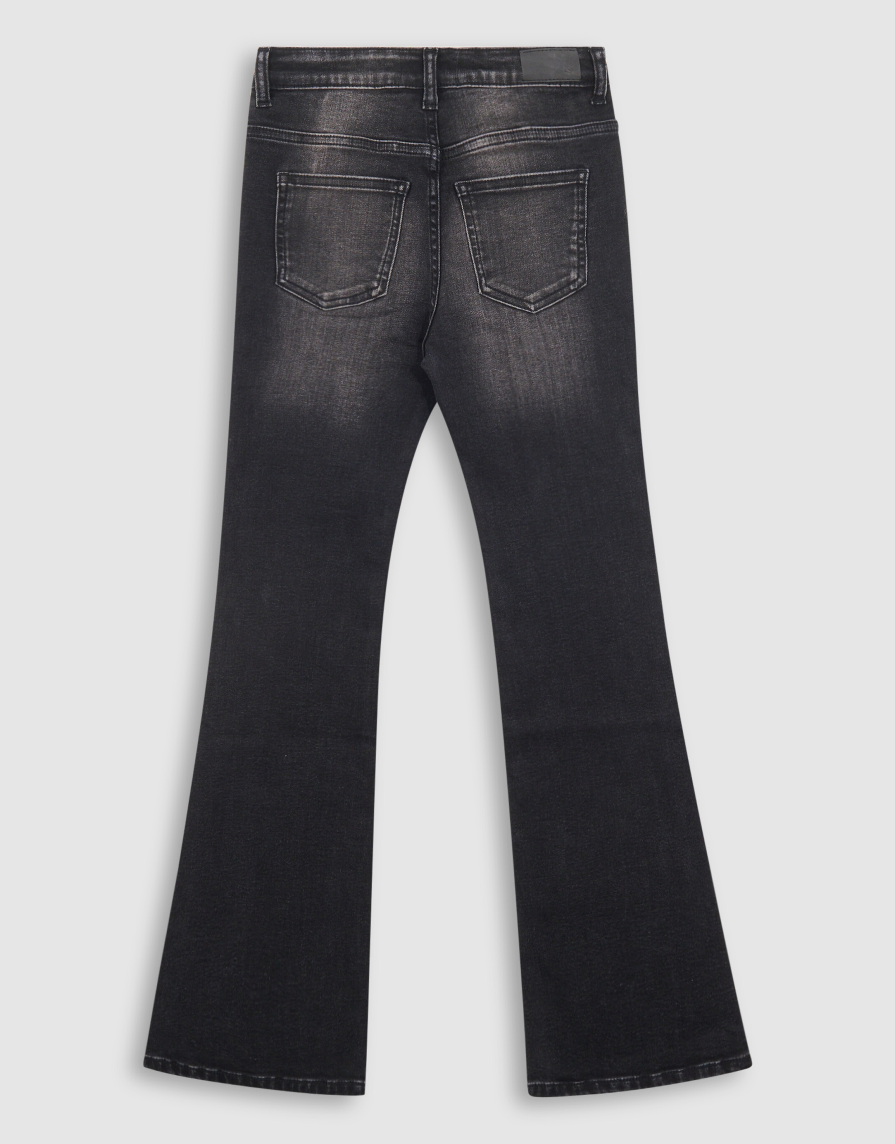 Flared Denim Jeans Schwarz SHOEBY GIRLS