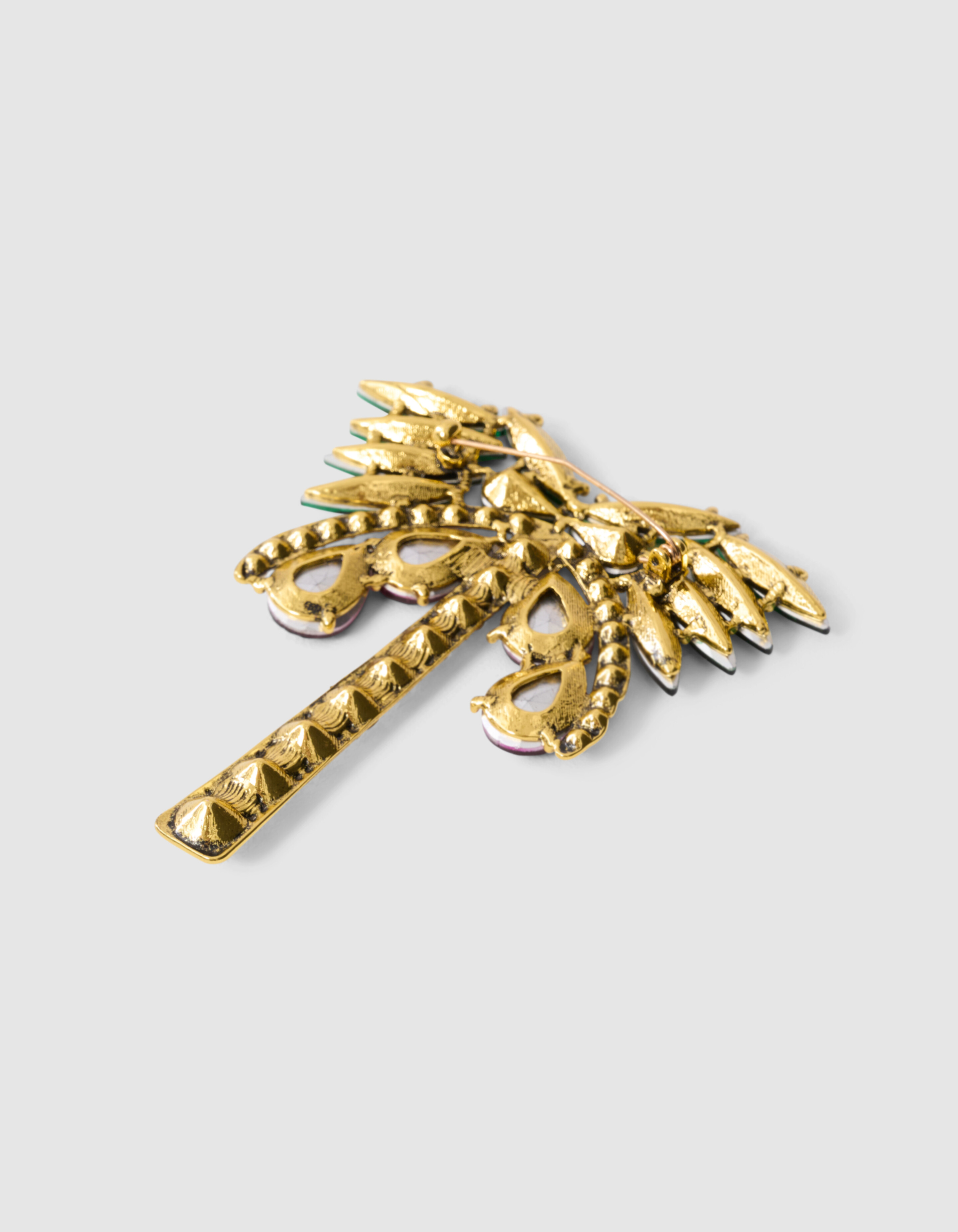 Palmenbrosche Gr&uuml;n von Fred SHOEBY ACCESSOIRES