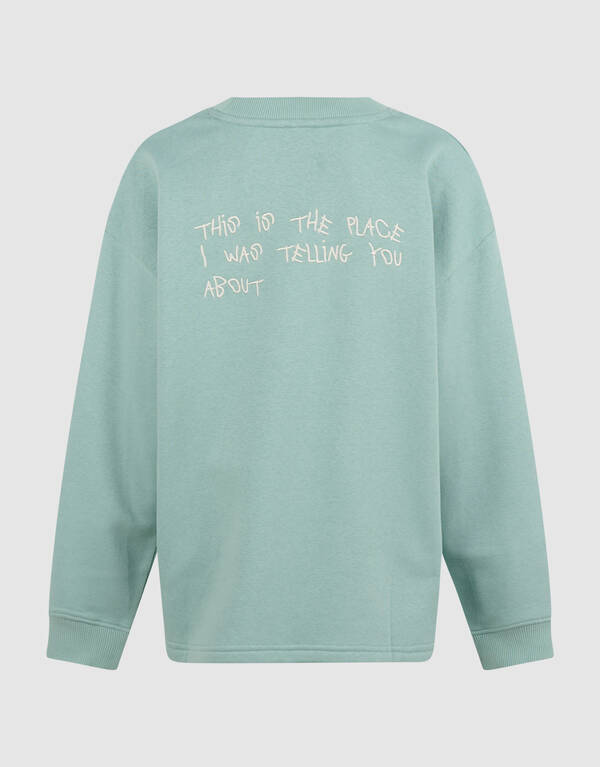 Logo Sweatshirt Hellgr&uuml;n SHOEBY BOYS
