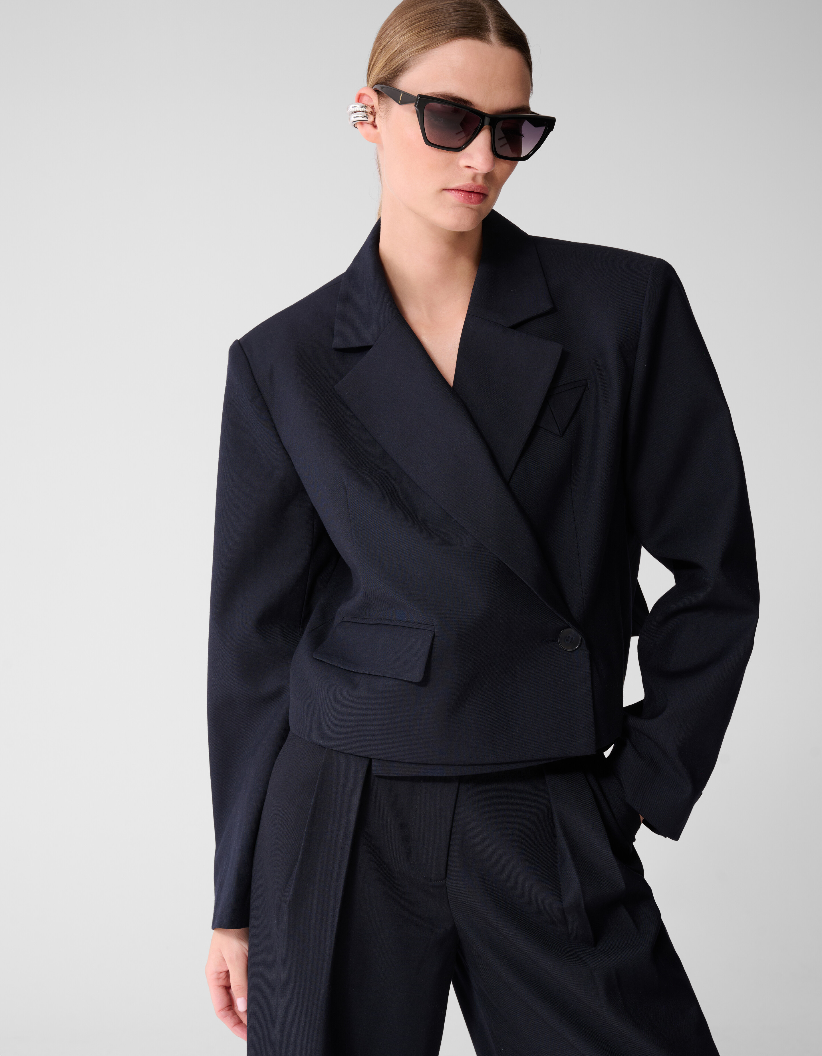 Oversized Blazer Dunkelblau Von Lonneke SHOEBY WOMEN