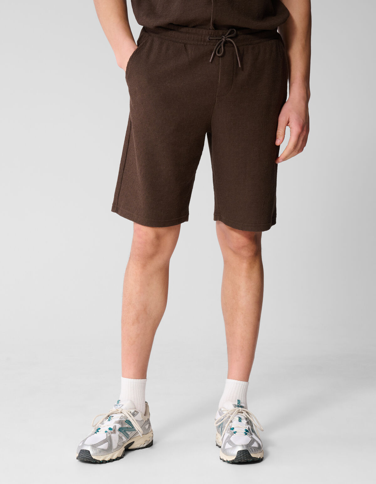 Rippen kurz dunkelbraun SHOEBY MEN