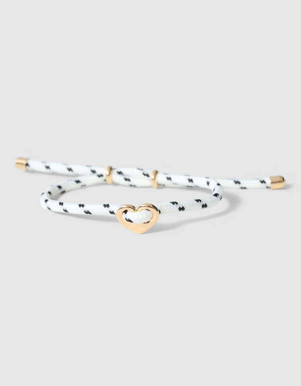 Connector-Armband Gold/Wei&szlig; SHOEBY ACCESSOIRES