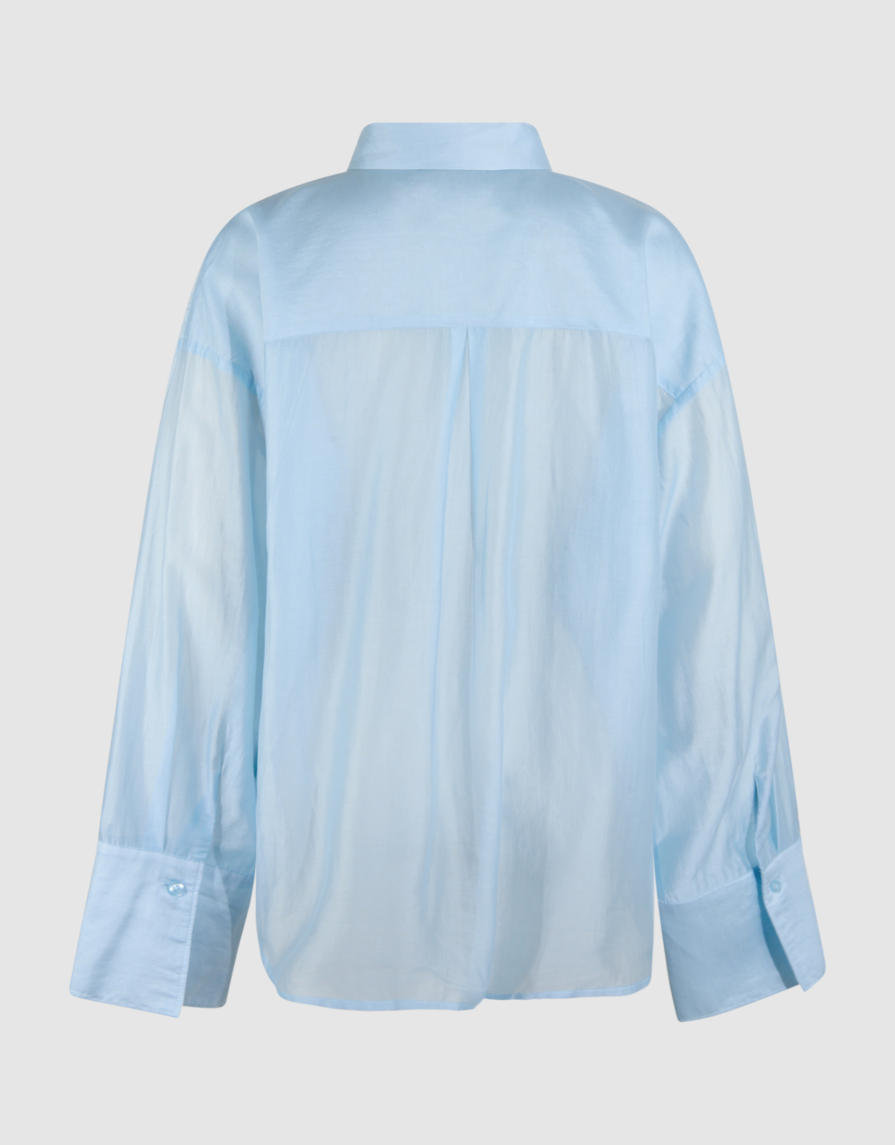 Transparente Oversized-Bluse Hellblau SHOEBY WOMEN