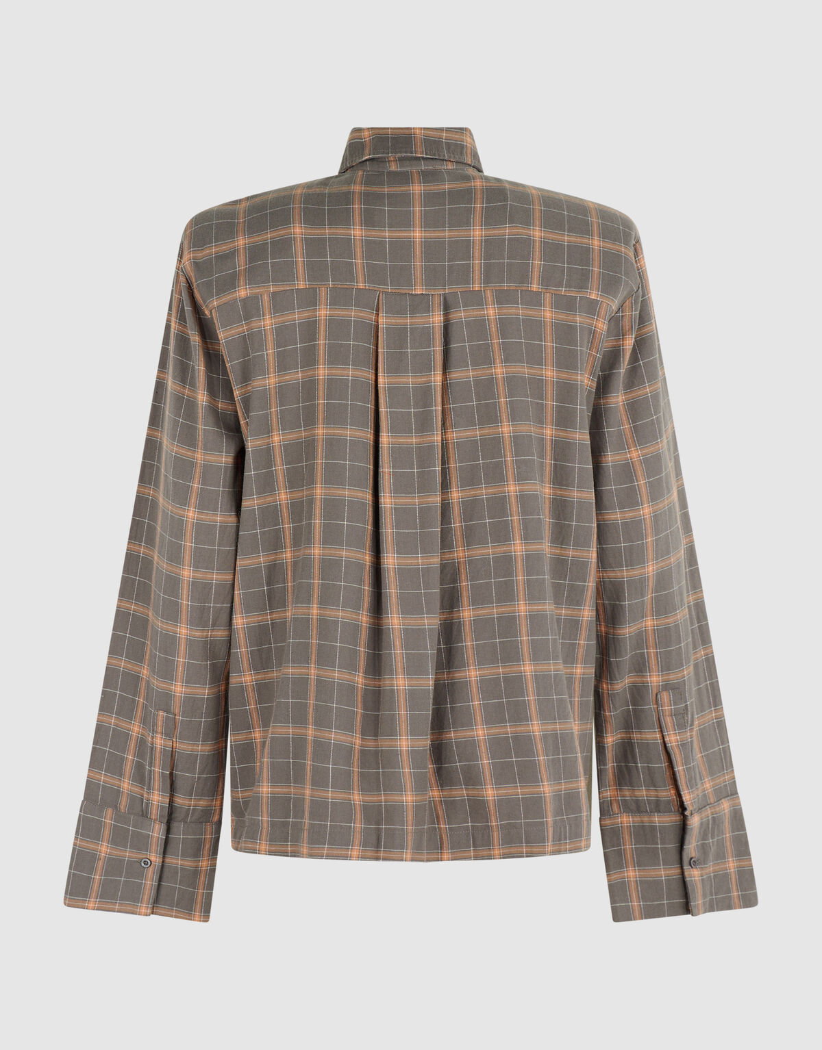 Karierte Bluse braun SHOEBY WOMEN