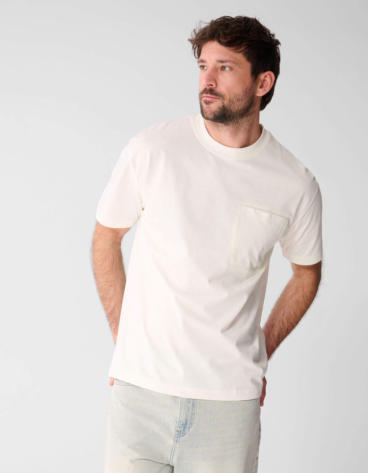 Pocket T-Shirt Off-White SHOEBY MEN