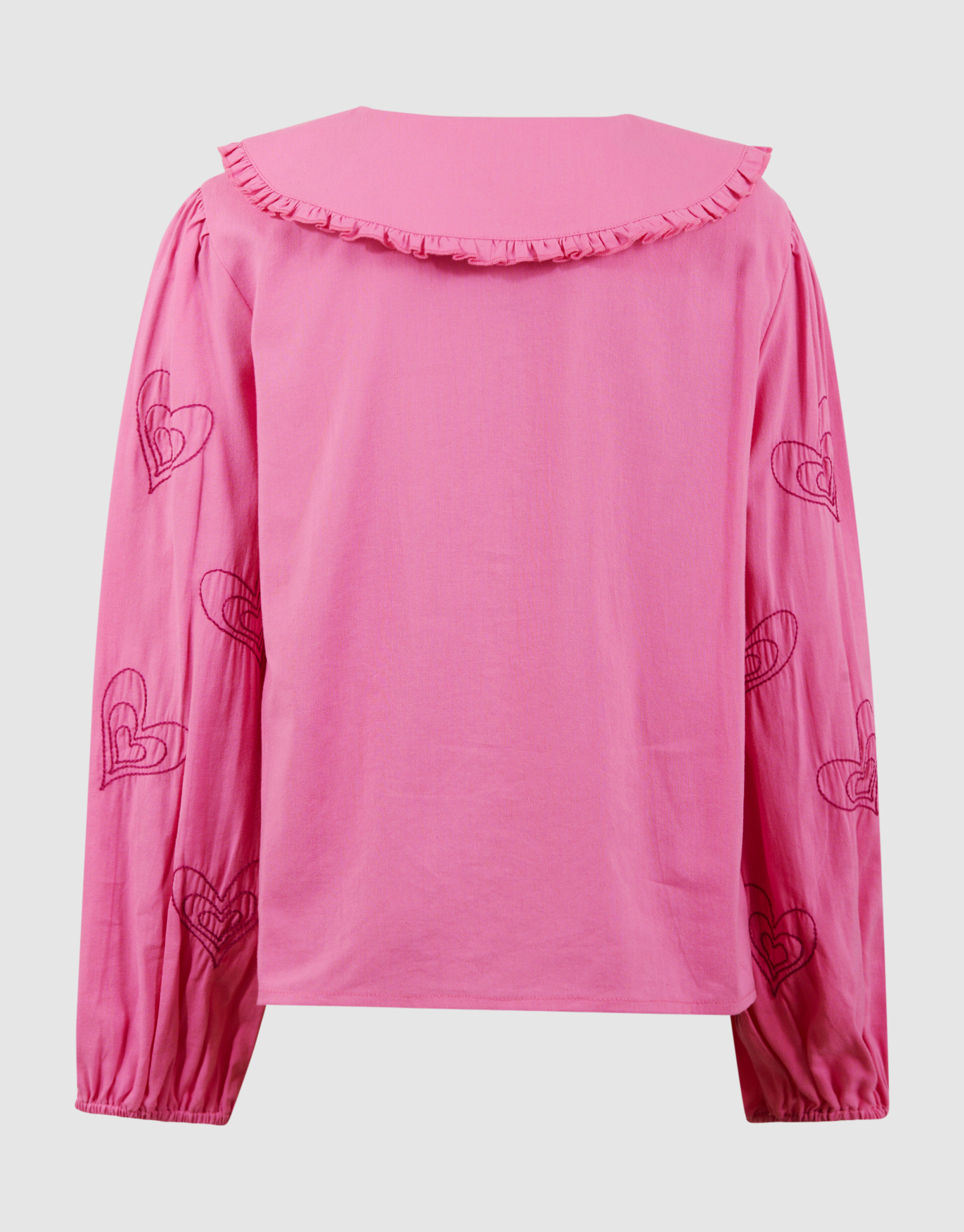 Big Collar Blouse Roze SHOEBY GIRLS