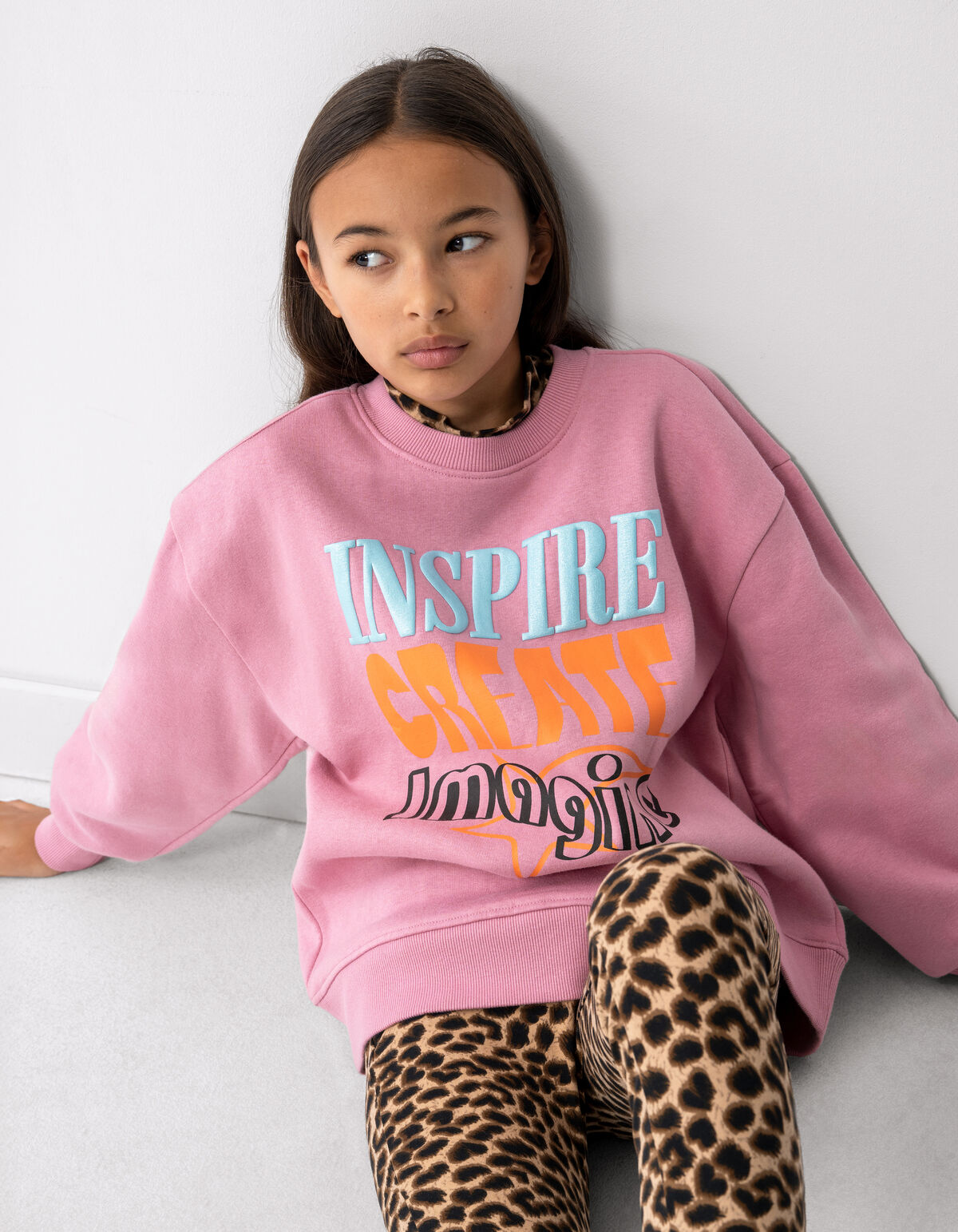 Inspire Artwork Pullover Rosa SHOEBY GIRLS