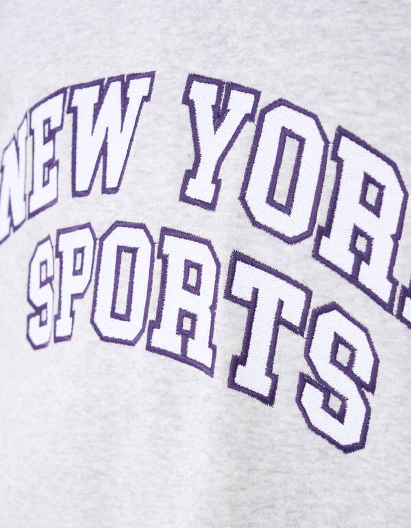 New York Kunstwerk Pullover Hellgrau SHOEBY BOYS