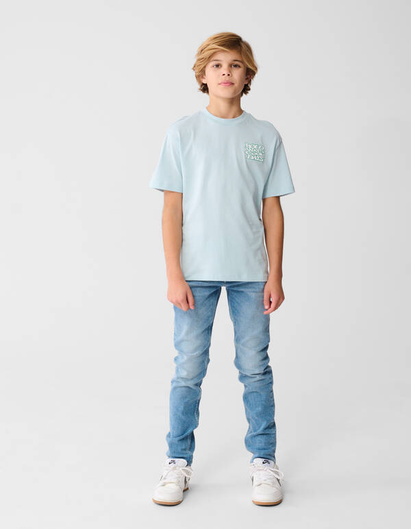 Bold Days Artwork T-Shirt Hellblau SHOEBY BOYS