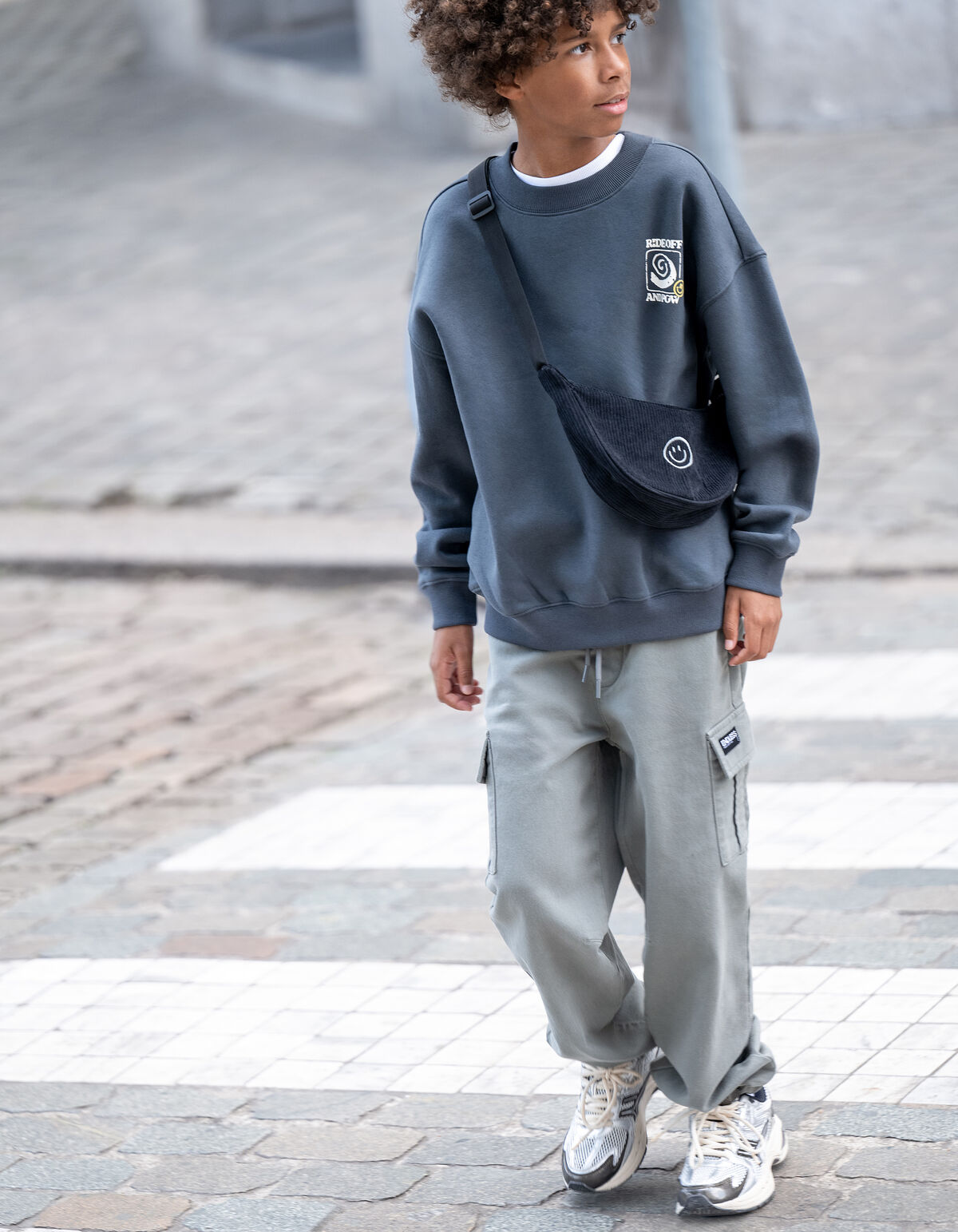 L&auml;ssige Jogging Cargo-Hose Khaki SHOEBY BOYS