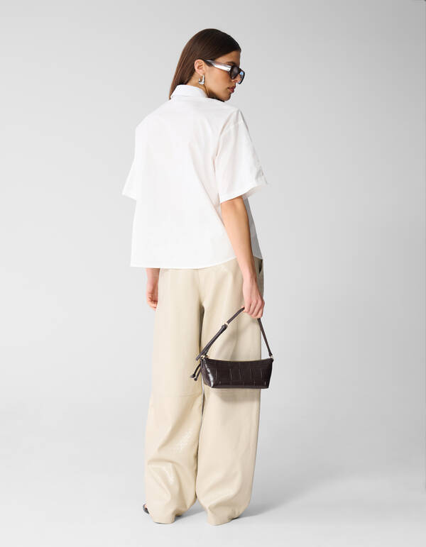 Braided Barrel Fit Hose Gebrochenes Wei&szlig; SHOEBY WOMEN