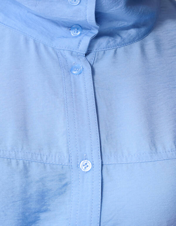 Bluse mit Kordelzug Blau SHOEBY WOMEN