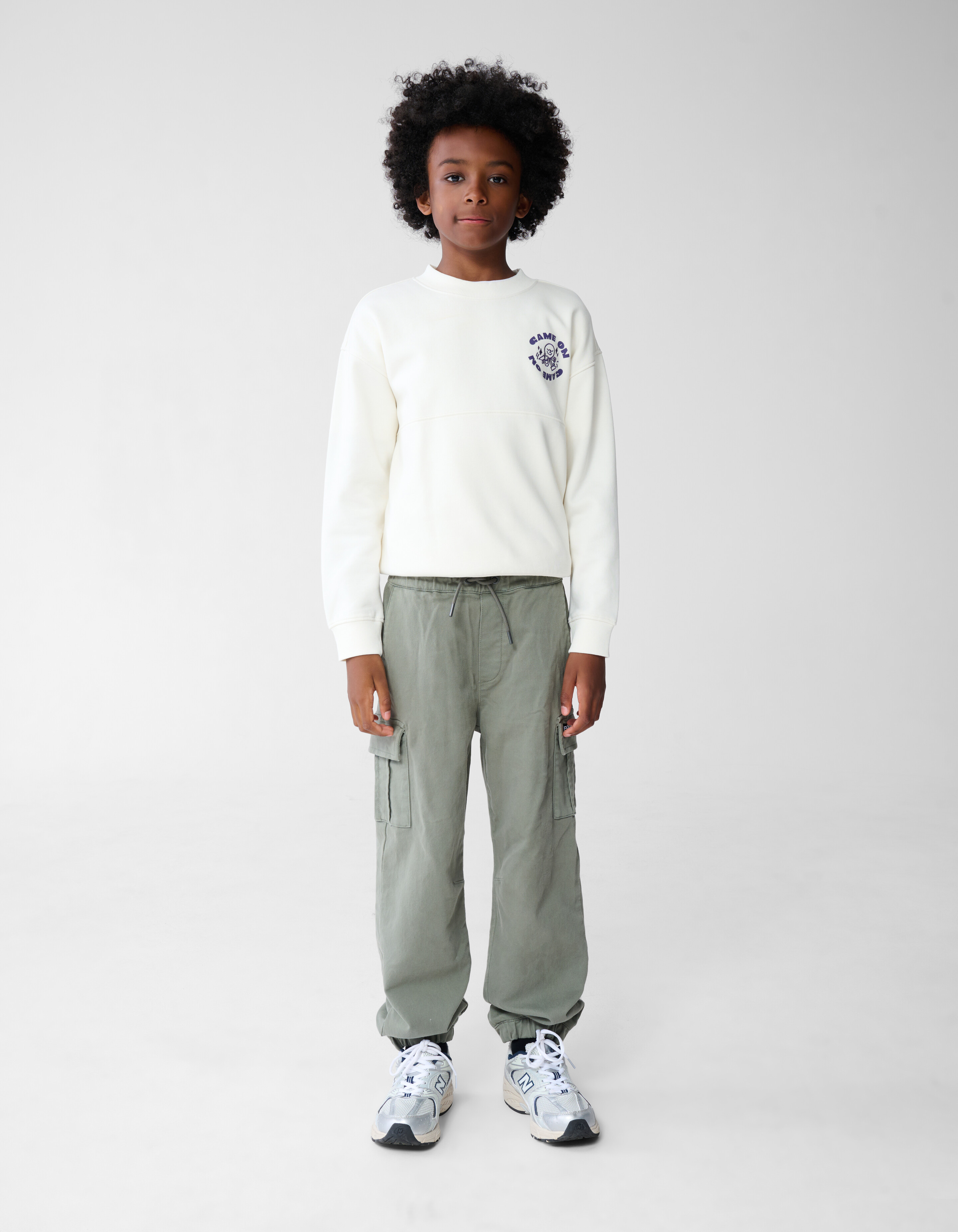 L&auml;ssige Jogging Cargo-Hose Khaki SHOEBY BOYS