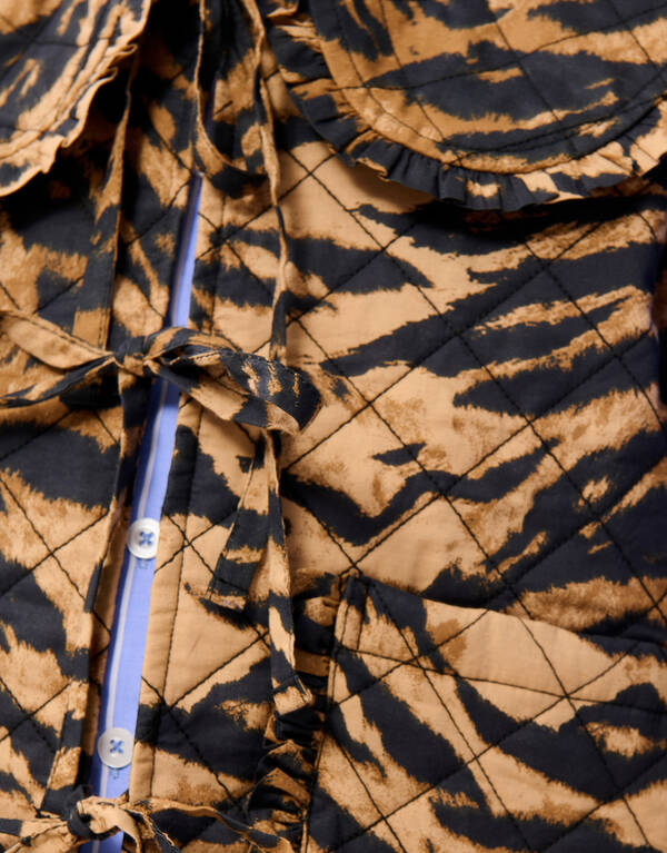 Kragen Tiger Gilet Braun SHOEBY GIRLS