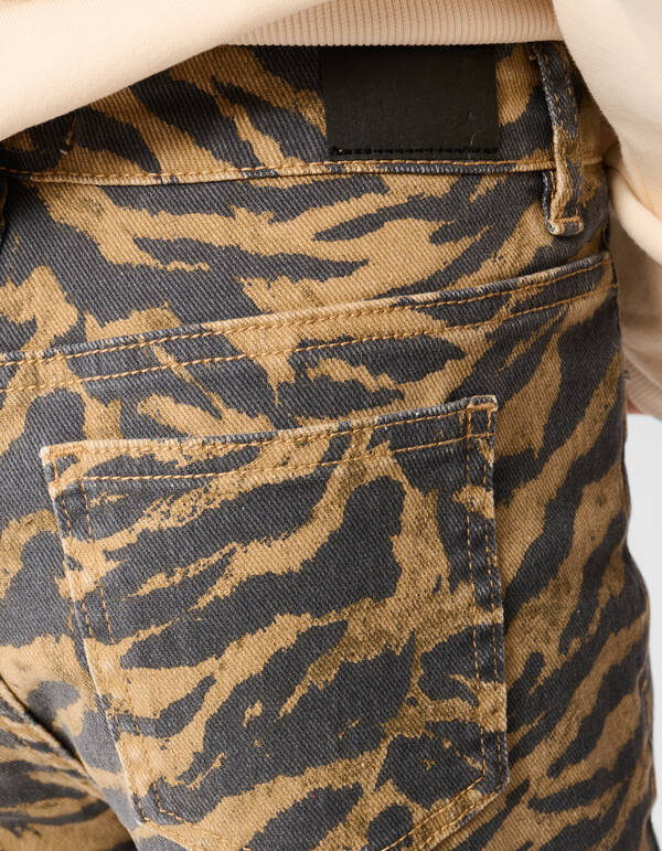 Tiger Wide Leg Jeans Braun SHOEBY GIRLS