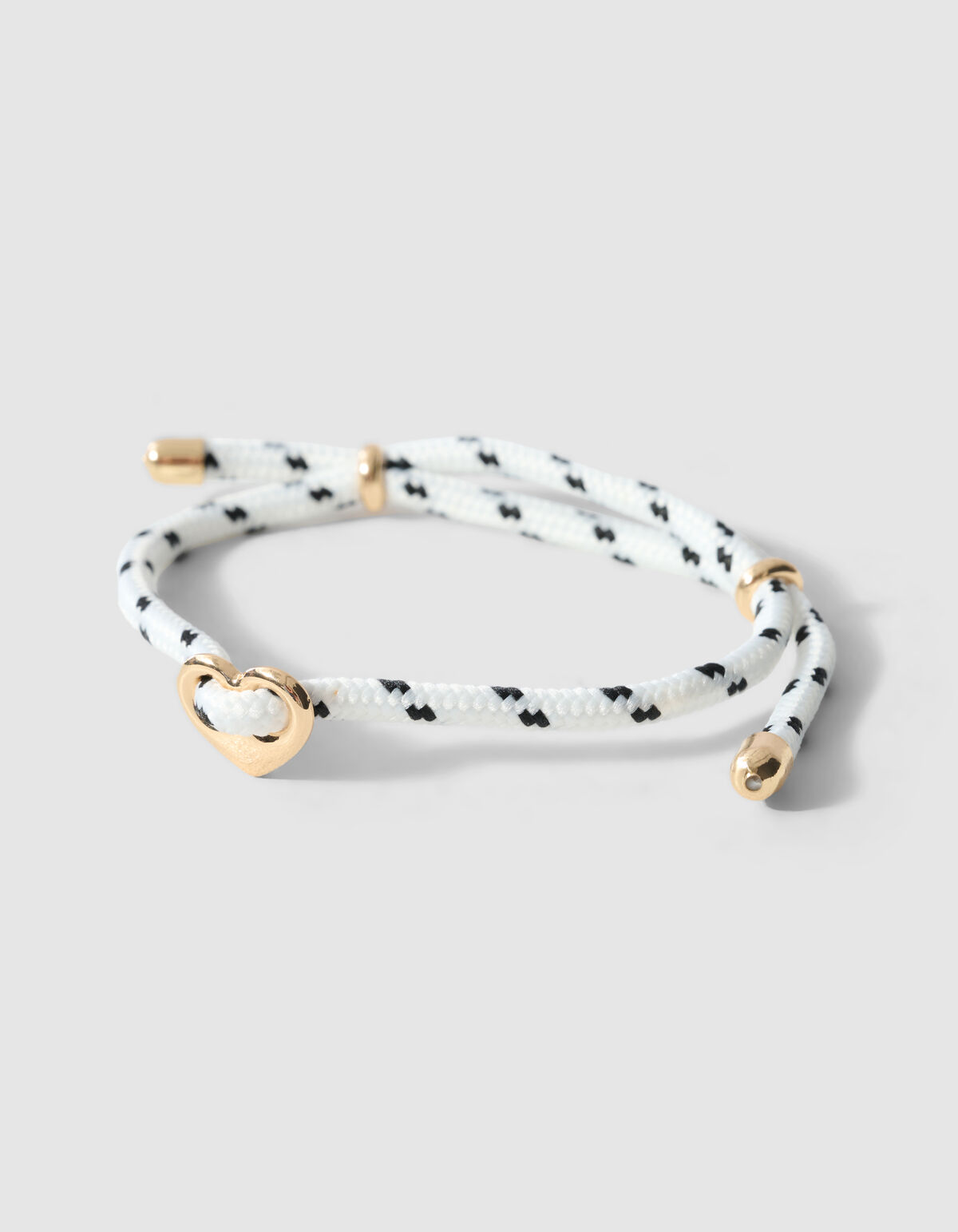 Connector-Armband Gold/Wei&szlig; SHOEBY ACCESSOIRES