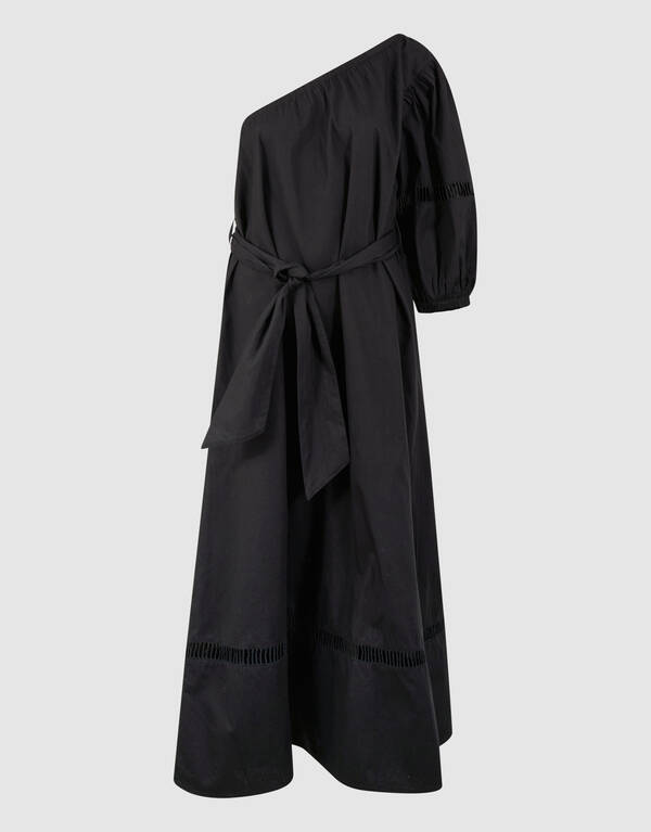 Tape Maxi-Kleid Schwarz SHOEBY WOMEN
