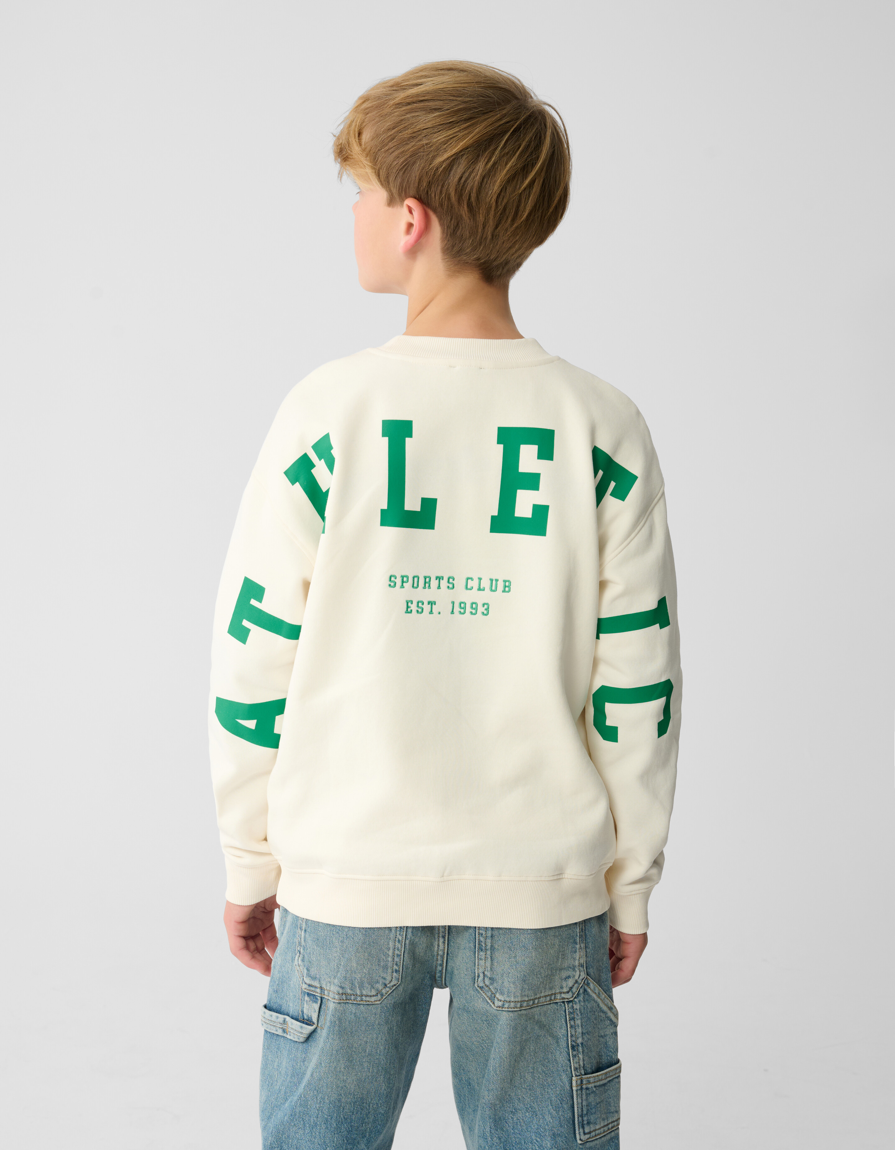 Sportlicher Pullover mit Grafikmuster, Off-White SHOEBY BOYS