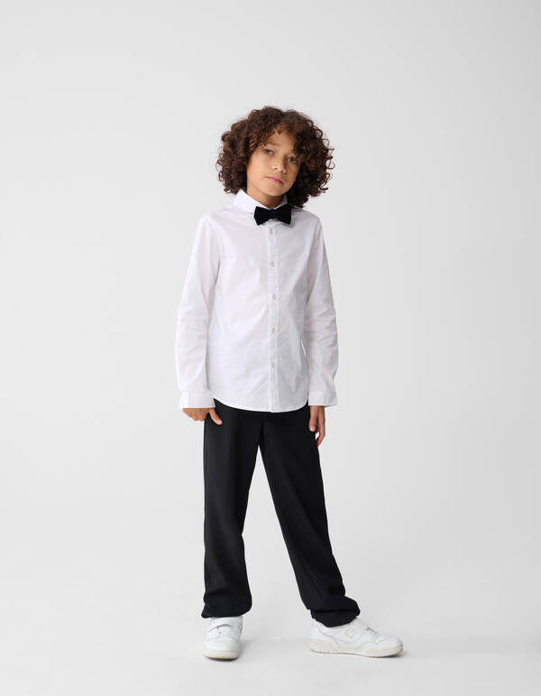Basic Straight Fit Hose Schwarz SHOEBY BOYS