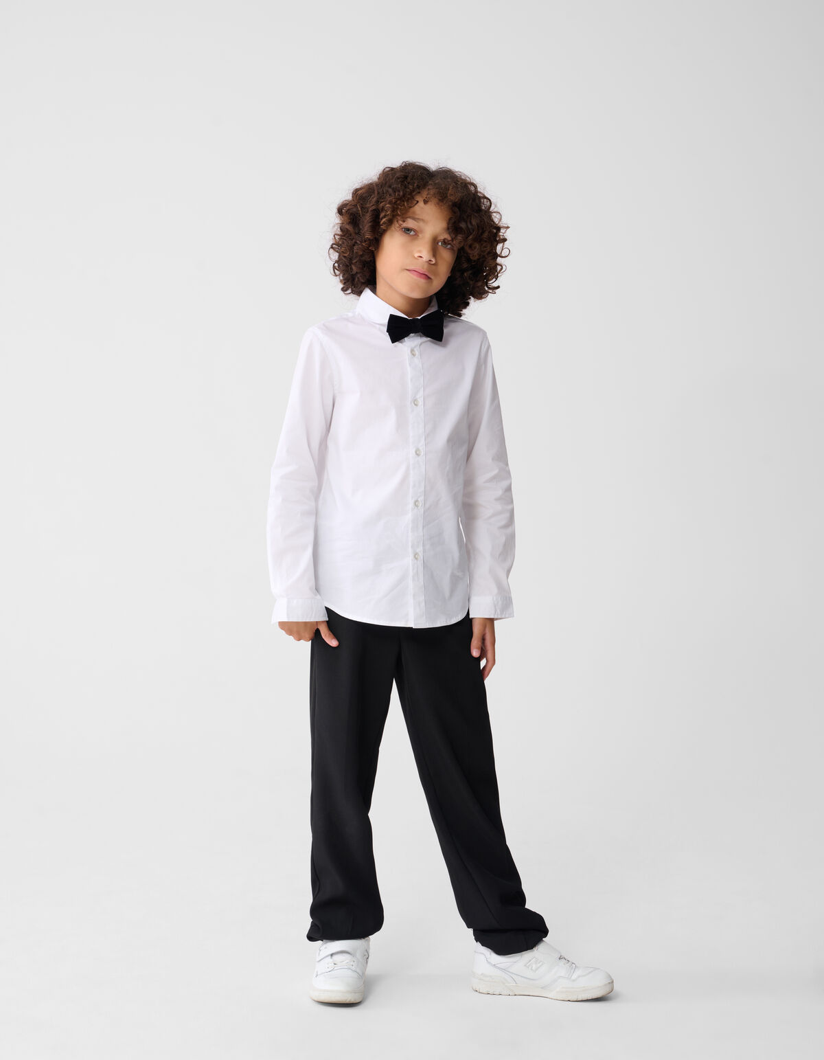Basic Straight Fit Hose Schwarz SHOEBY BOYS