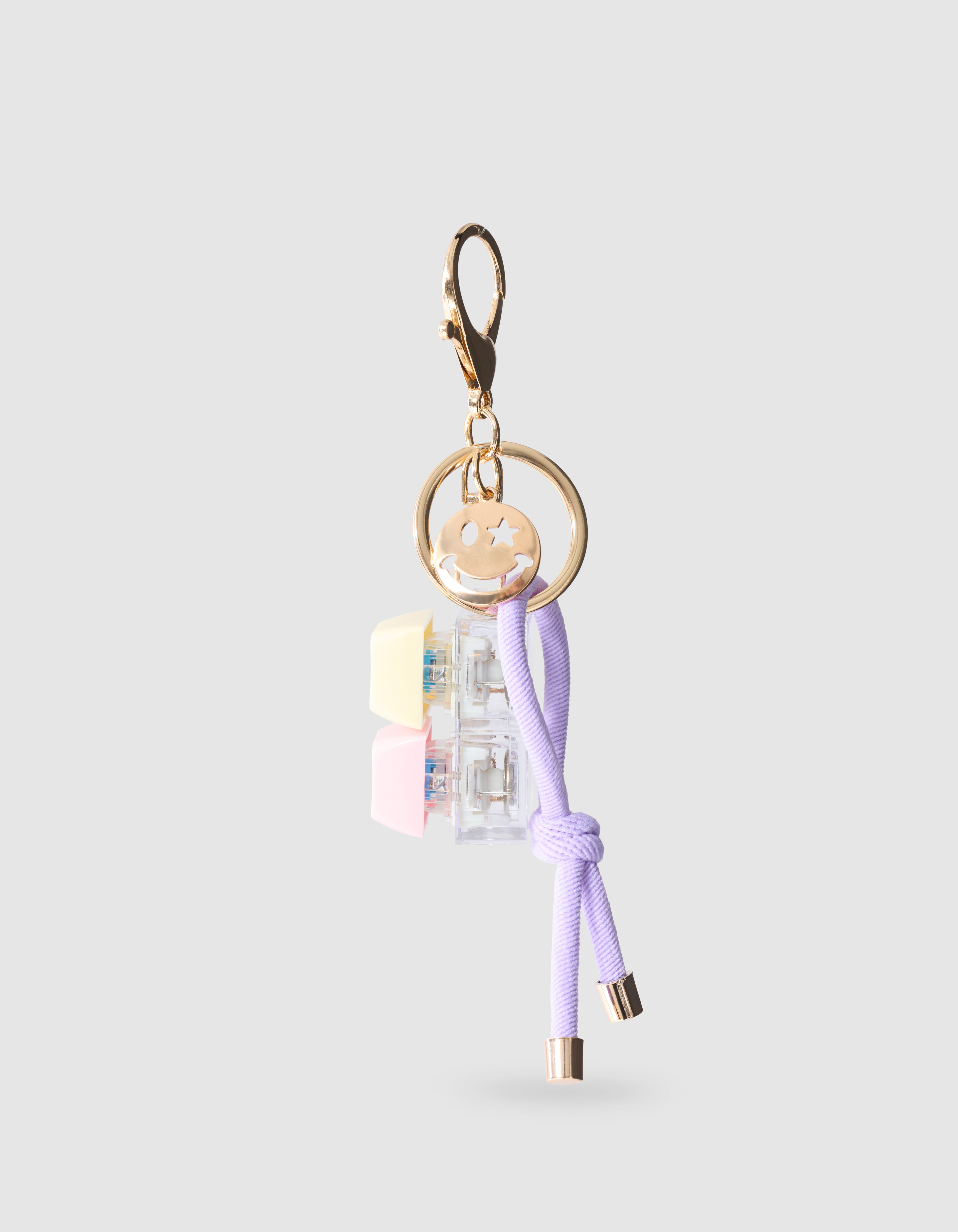 Smile Click Schl&uuml;sselanh&auml;nger Lila SHOEBY ACCESSOIRES