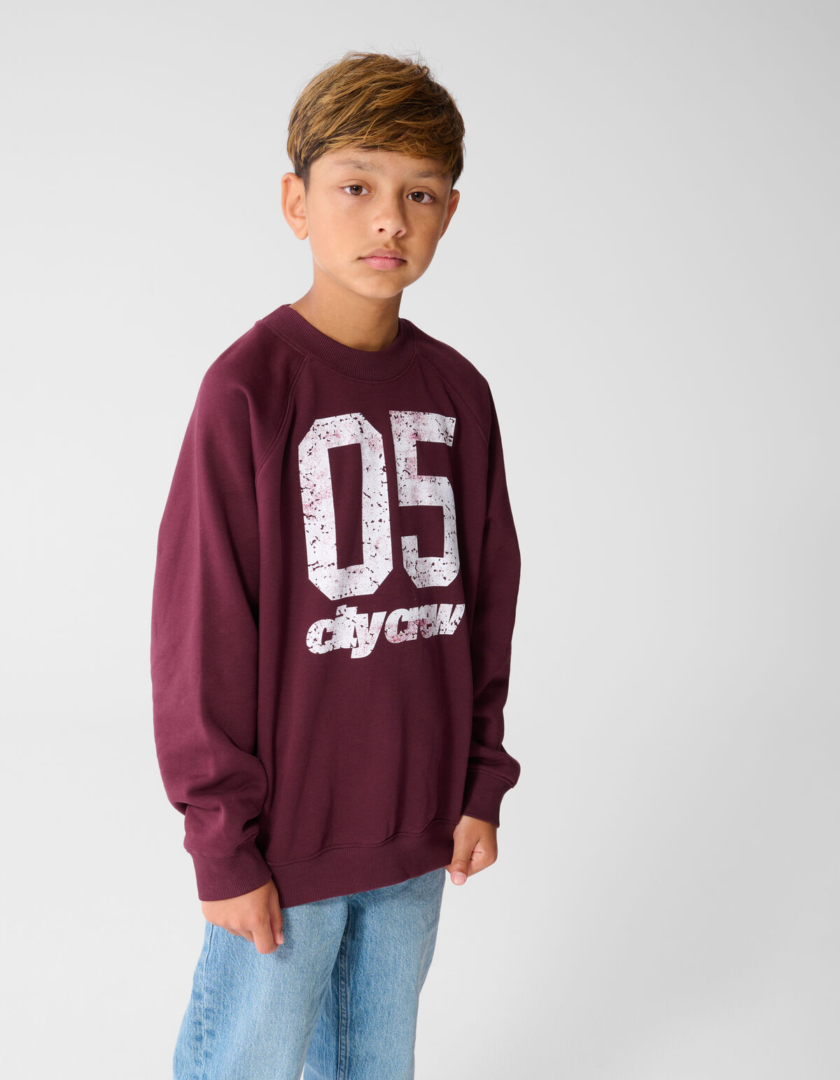 City Crew Pullover Dunkelrot SHOEBY BOYS