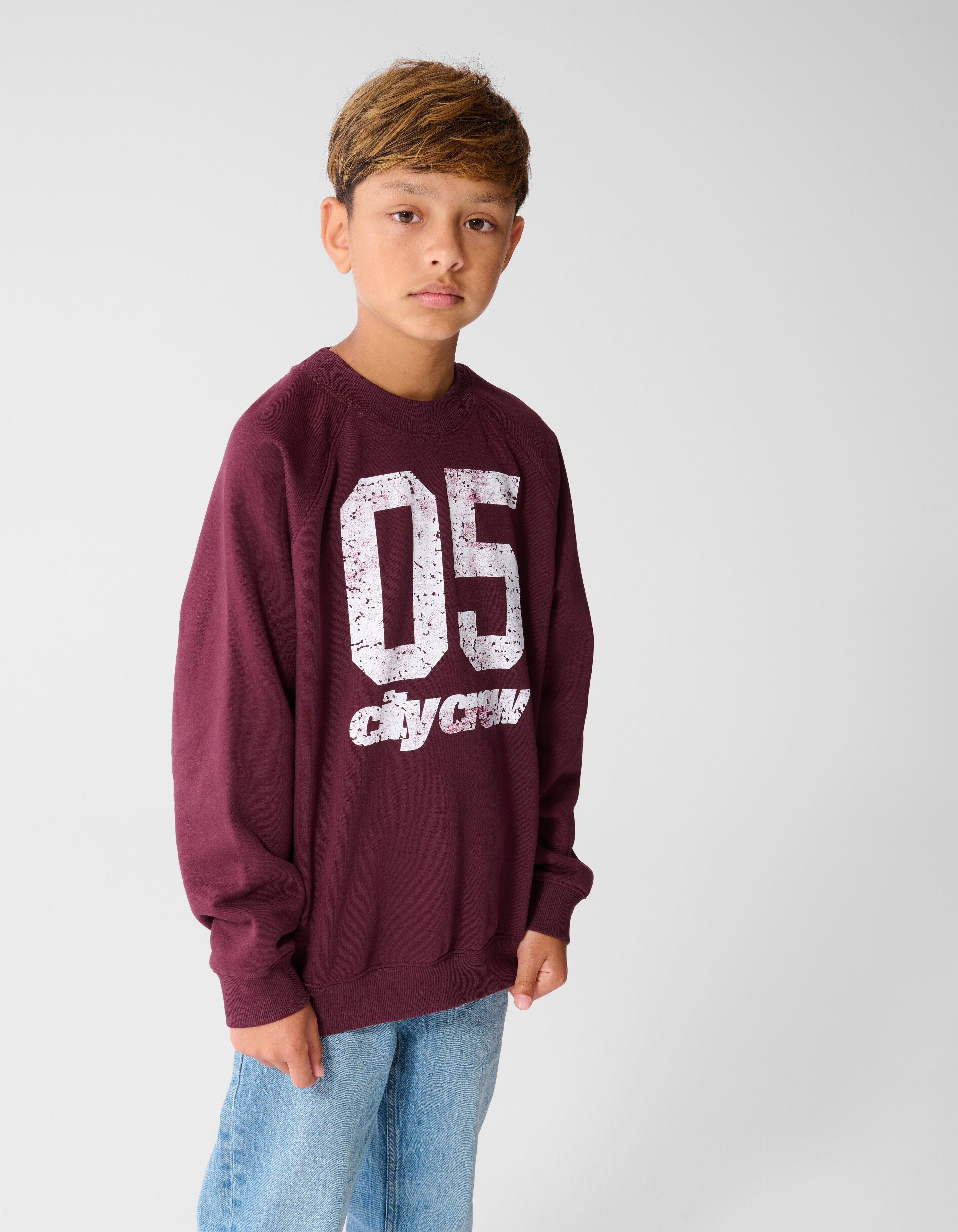 City Crew Pullover Dunkelrot SHOEBY BOYS