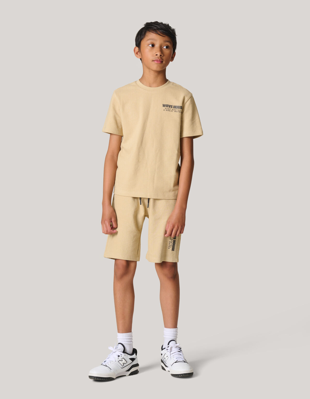 Kunstwerk T-shirt Beige SHOEBY BOYS